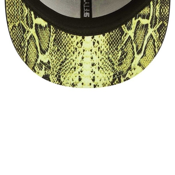 Atlanta Braves 95 World Series Summer Pop New Era 59FIFTY Fitted Hat Black 7 3/8 - Picture 5 of 5